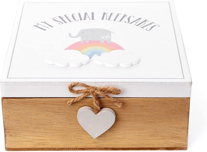 Oaktree Gifts Petit Cheri Rainbow Keepsake Box My Special Keepsakes - Image 1
