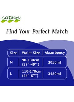 nateen Flexi Maxi Adult Diapers Pants,20 Count Adult Pull Ups,Incontinence Night Time Pull Up,Medium,Waist Size 90-130cm,Superior Comfort,Excellent Combination of Protection. (20 Count)  - Image 5