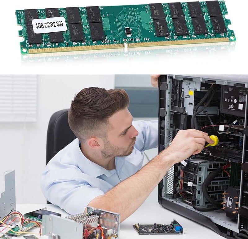 قطعتان 4 جيجابايت DDR2 800 ميجاهرتز وحدة ذاكرة رام لسطح المكتب لترقية القناة المزدوجة إلى 8 جيجابايت - Image 5