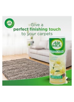 Air Wick Air Wick Carpet Fresh, Neutralises Odour, Fragrances the Air, Freshens as you Vacuum, Easy to Use Carpet Powder Deodoriser, Country Vanilla Fragrance, 500g  - Image 3