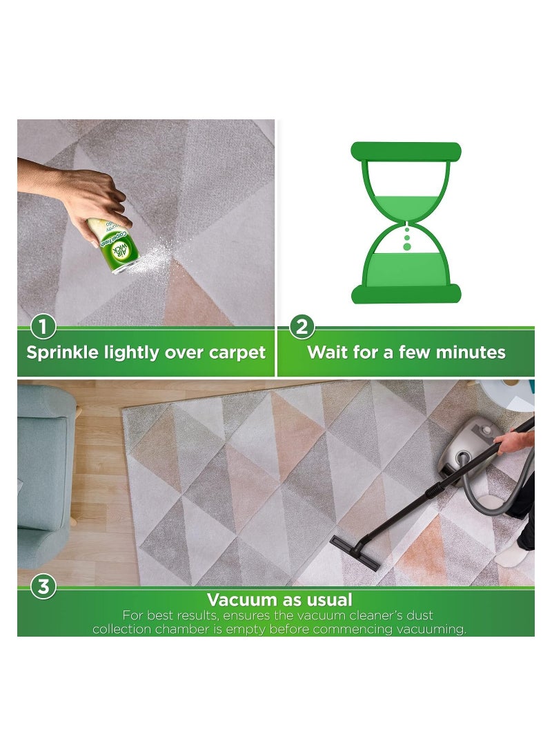 Air Wick - Air Wick Carpet Fresh, Neutralises Odour, Fragrances the Air, Freshens as you Vacuum, Easy to Use Carpet Powder Deodoriser, Country Vanilla Fragrance, 500g - Image 1