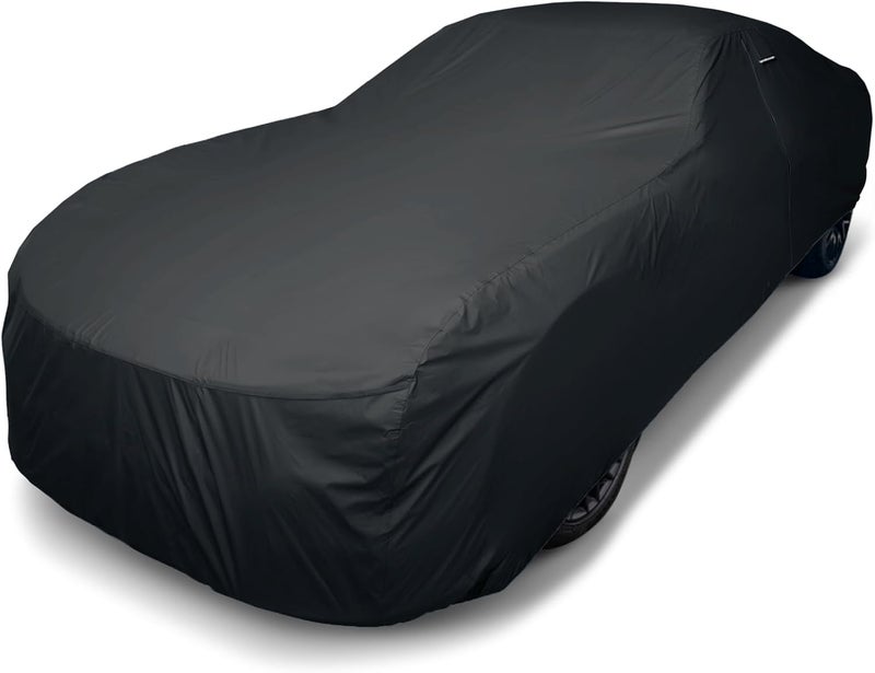 iCarCover 30-Layer Premium Car Cover - Waterproof All Weather Protection for Sedan/Coupe - Black - Image 1