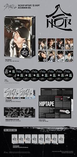 Koread Stray Kids SKZHOP HIPTAPE HOP Album (ACCORDION VER - BANG CHAN VER) - Image 2