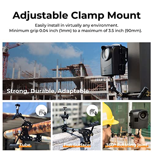Brinno BCC2000 - Construction & Outdoor Security Time Lapse Camera Trio Bundle Pack - Up to 1-Year Battery Life - 1080P - Includes: TLC2000 Camera, Industrial Clamp, & Weather-Resistant Case - Image 5