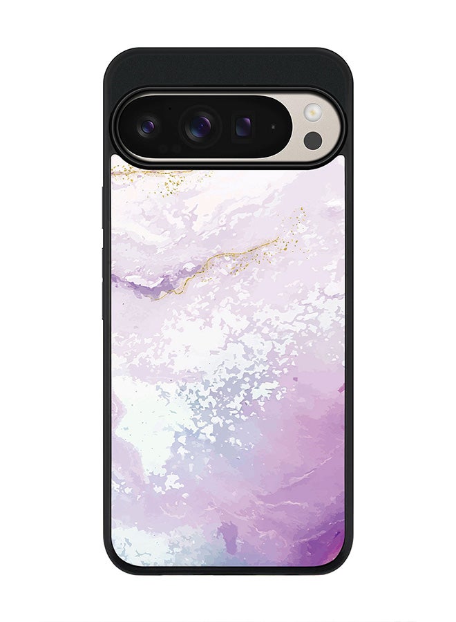 Stylizedd For Google Pixel 9 Pro XL Case,Slim fit Camera Protection, Shockproof Thin Phone cover - Marble Print Marine - Image 1