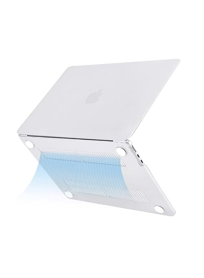 CATANES for Air 13.6 Inch Case (2022-2023 Release) Model A2681 Plastic Hard Shell Case White  - Image 3