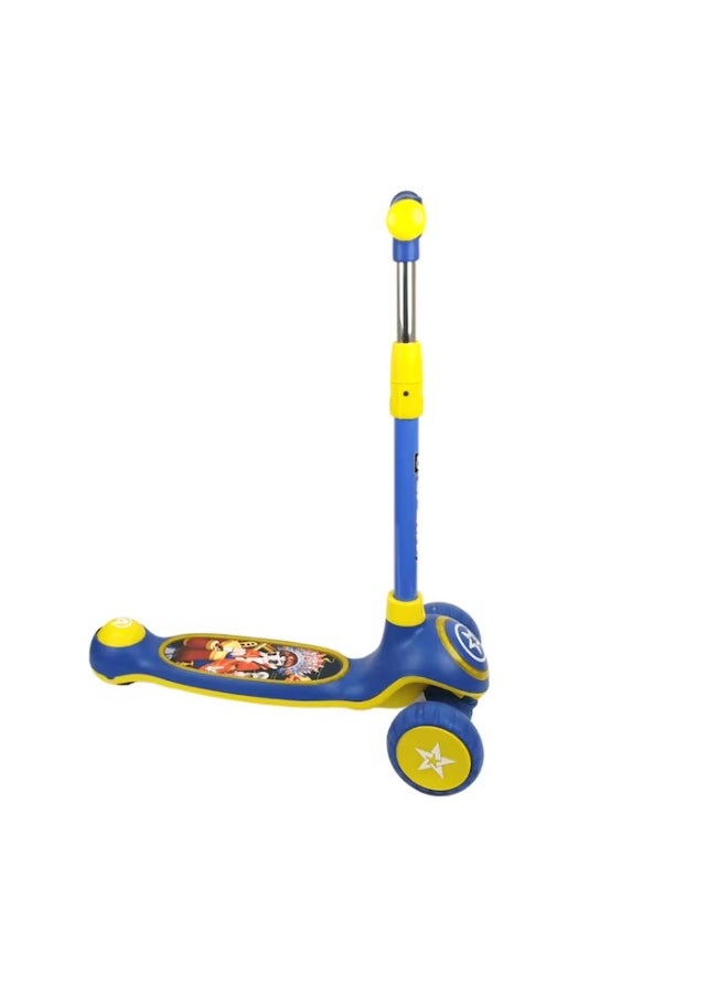 Prime **Super Star Kids Scooter – 3 Wheels with Light-Up Design and Music (Blue Color)**  - Image 5