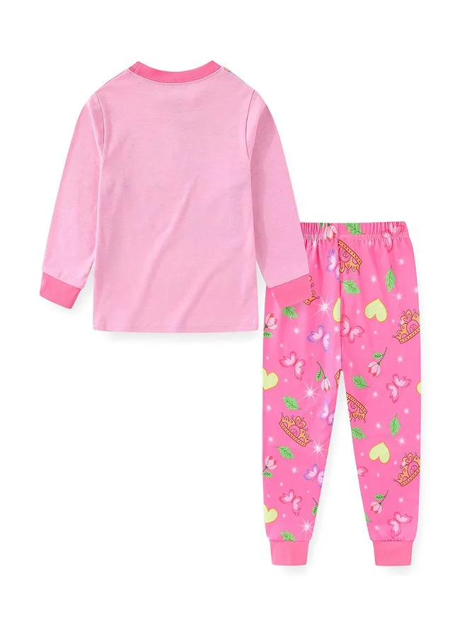 babyqlo Royal Princess Glow-in-the-Dark PJs for Girls