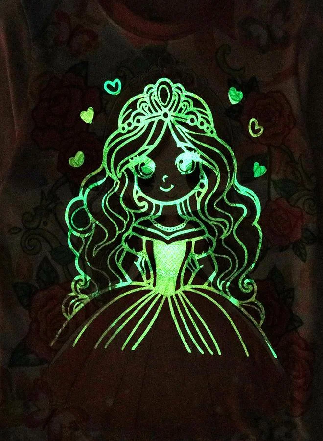 babyqlo Royal Princess Glow-in-the-Dark PJs for Girls