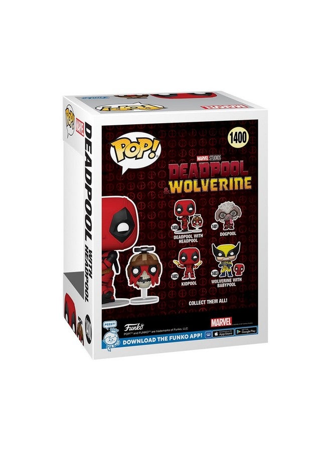 Funko POP! & Buddy: Deadpool & Wolverine - Deadpool with Headpool - Collectable Vinyl Figure - Gift Idea - Official Merchandise - for Kids & Adults - Movies Fans - Model Figure for Collectors - Image 3
