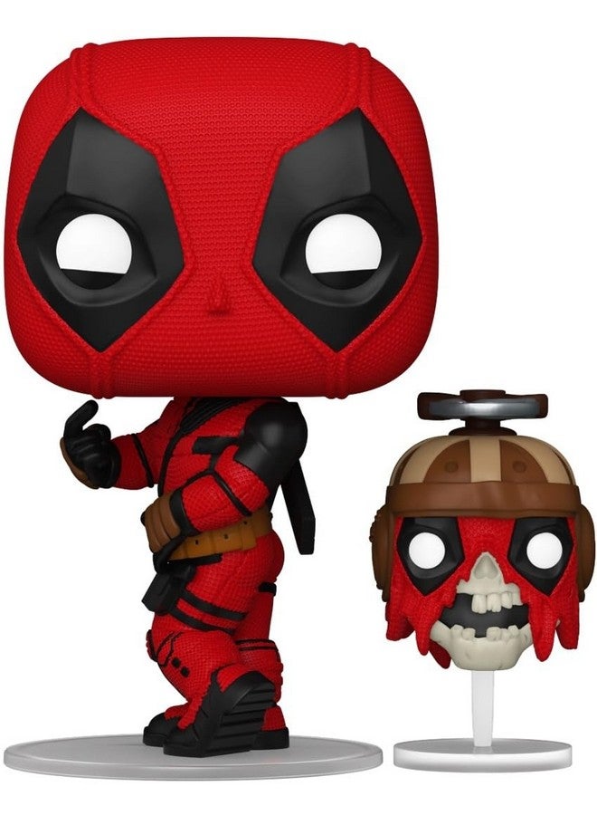 Funko POP! & Buddy: Deadpool & Wolverine - Deadpool with Headpool - Collectable Vinyl Figure - Gift Idea - Official Merchandise - for Kids & Adults - Movies Fans - Model Figure for Collectors - Image 4