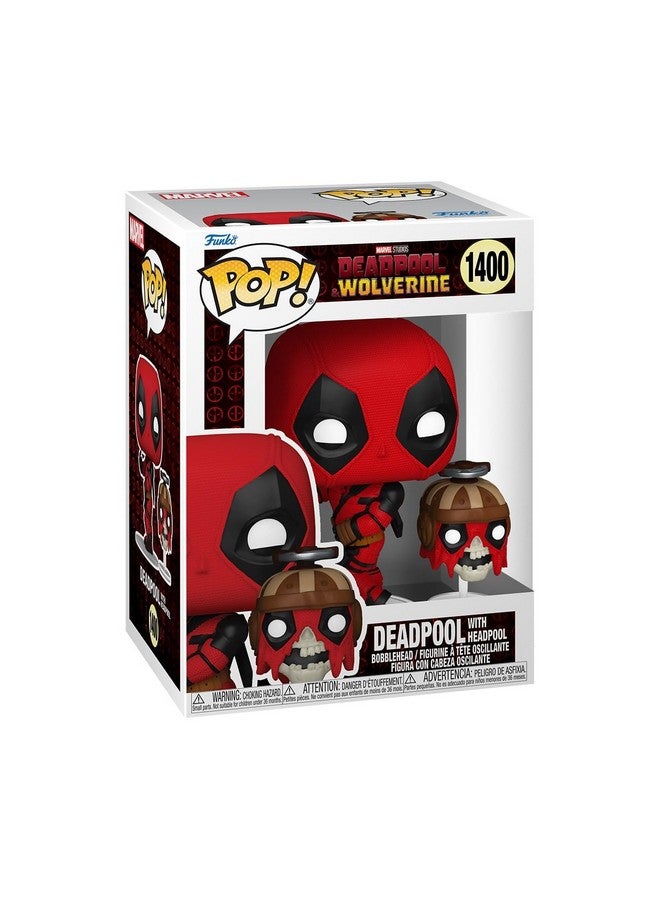 Funko POP! & Buddy: Deadpool & Wolverine - Deadpool with Headpool - Collectable Vinyl Figure - Gift Idea - Official Merchandise - for Kids & Adults - Movies Fans - Model Figure for Collectors - Image 1