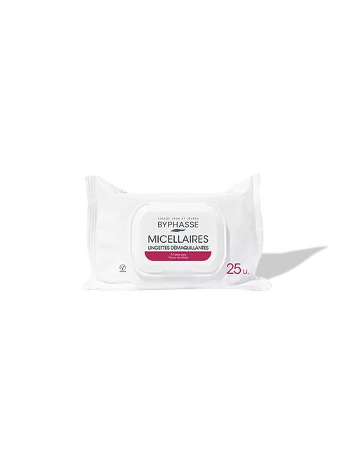 Make-Up Remover Wipes Micellar Solution Sensitive Skin 25U.
