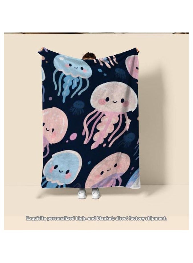 عام بطانية رقيقة من الفانيلا (دافئة ومريحة، ومناسبة للنوم واستخدام الألعاب وإزالة الغبار ومقاومة للرمل) 150 سم * 200 سم - 1190 - Image 4