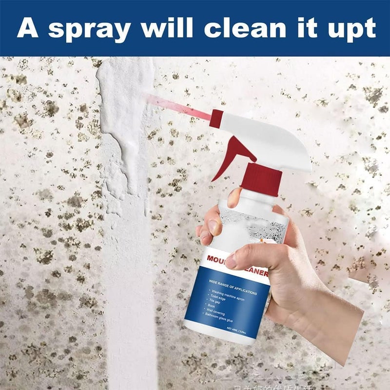 woobles Mildew Cleaner Foam, Mould Cleaner Spray, Household Mildew Removal Foam Spray, for Tub/Tilex/Wall/Bathroom Floor/Kitchen, 60ml (3) 3 - Image 4