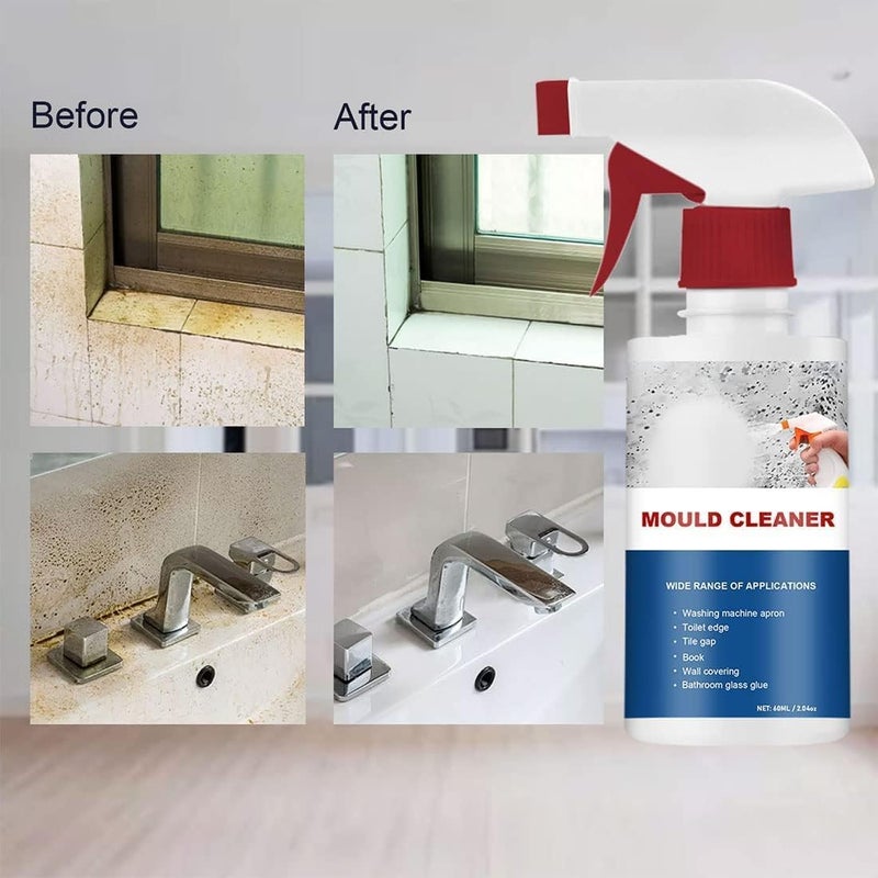 woobles Mildew Cleaner Foam, Mould Cleaner Spray, Household Mildew Removal Foam Spray, for Tub/Tilex/Wall/Bathroom Floor/Kitchen, 60ml (3) 3 - Image 5
