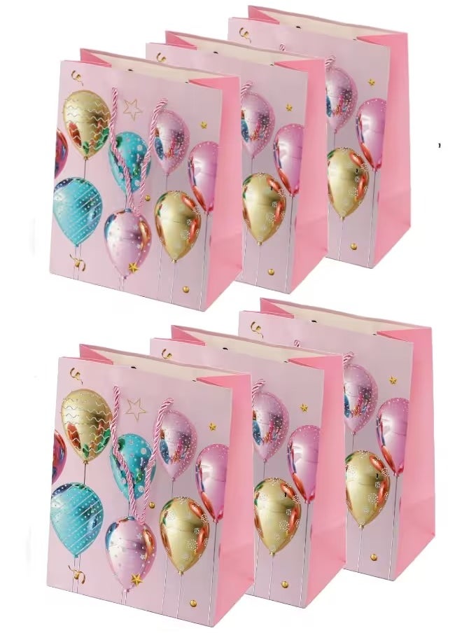 PRIMA 6 Piece Party Gift Bag Set 23x18x10 Cm Multicolour  - Image 1