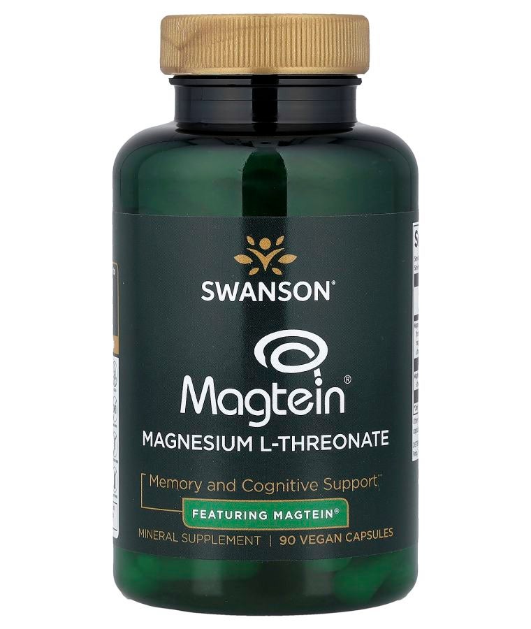 SWANSON Magnesium L-Threonate 90 Vegan Capsules