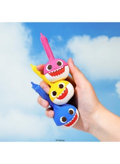 Otamatone Melody [Special Baby Shark Edition] Portable Mini Size Electronic Keychain Musical Toy From Japan - By Maywa Denki [English Instructions] - Baby Shark  - Image 4