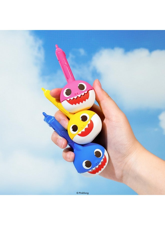 Otamatone Melody [Special Baby Shark Edition] Portable Mini Size Electronic Keychain Musical Toy From Japan - By Maywa Denki [English Instructions] - Baby Shark  - Image 4