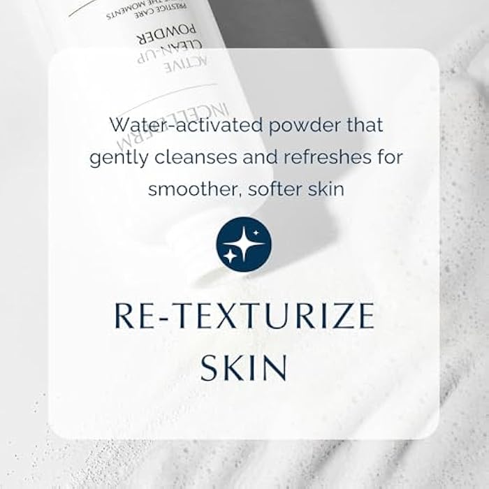 INCELLDERM Active Clean-Up Powder 90g (3.17oz) | Water-Activated Facial Cleanser with Papain Enzymes | Gentle Exfoliation and Skin Barrier Support | Plant-Based Formula - Image 5