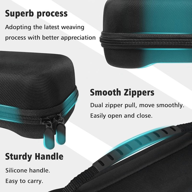 TIKOdirect Carrying Case for Switch2 Mode, Classic Color Travel Bag with 20 Game Card Slots Inner Storage Bag for Switch Console Joy-Con & Accessories, Black - Image 2