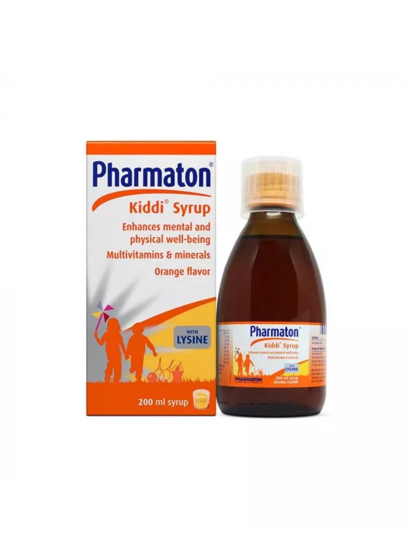 Pharmaton - Kiddi Syrup 200 mL - Image 1