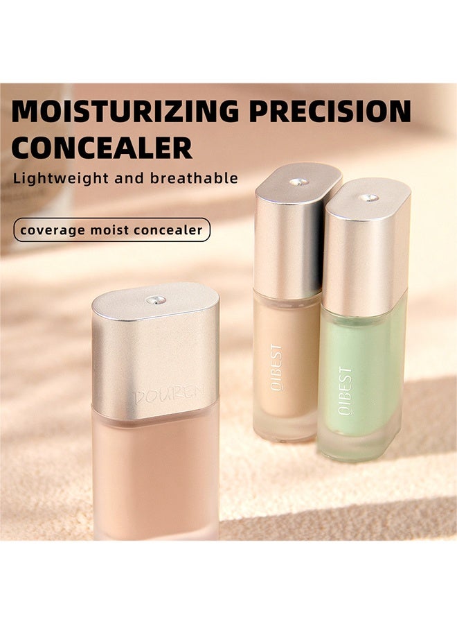 كيو آي بست تغطية خافي عيوب رطب ، خافي عيوب دقيق مرطب ، كريم خفيف الوزن وقابل للتنفس ، خافي عيوب رطب ، تغطية الهالات السوداء ، كريم تمويه متعدد الاستخدامات ، قوام كريمي تغطية كاملة ، إخفاء # 03 - Image 3