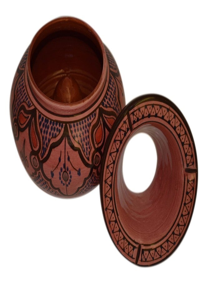 Treasures Of Morocco منفضة سجائر مغربية مصنوعة يدوياً من قطعتين من السيراميك - Image 2