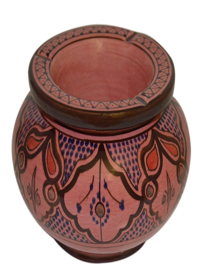 Treasures Of Morocco منفضة سجائر مغربية مصنوعة يدوياً من قطعتين من السيراميك - Image 1