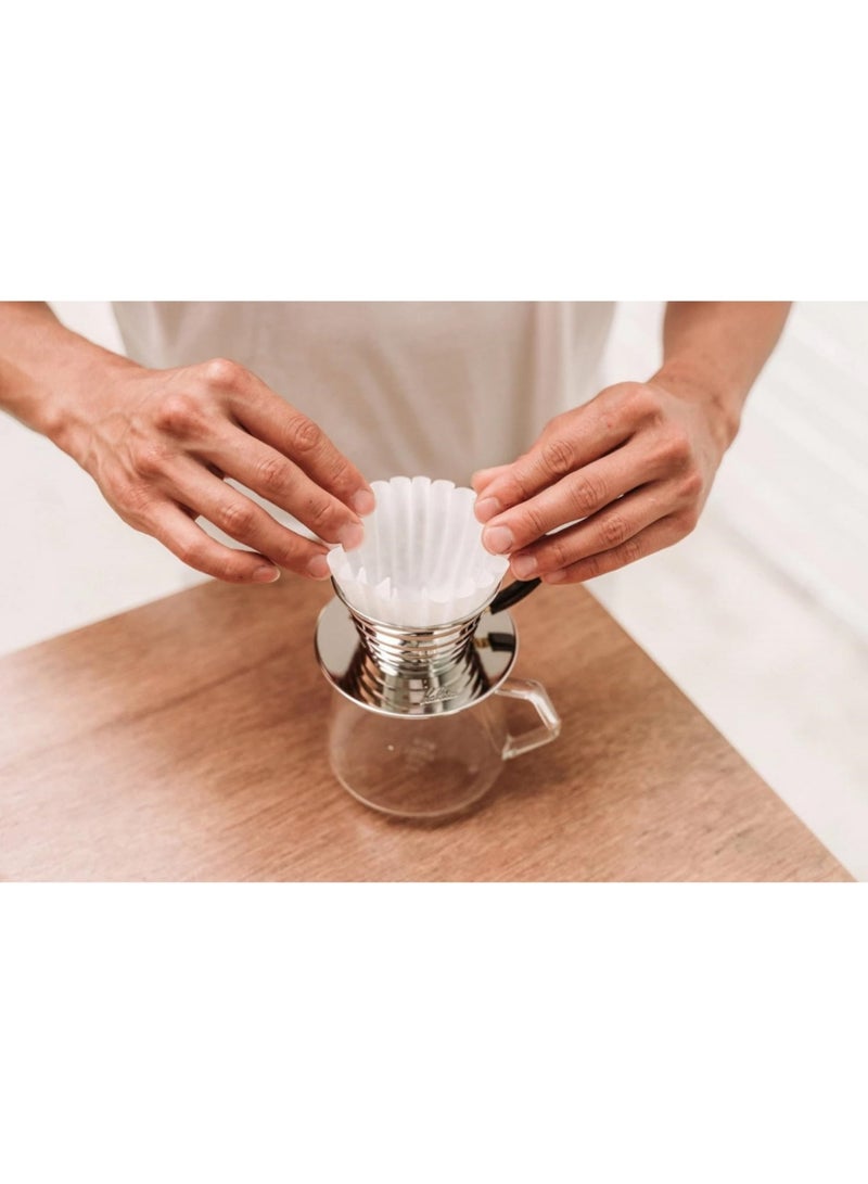 سايكفو فلتر قهوة ويف سيريز 155، أبيض، لشخص أو شخصين، 100 ورقة - Image 2