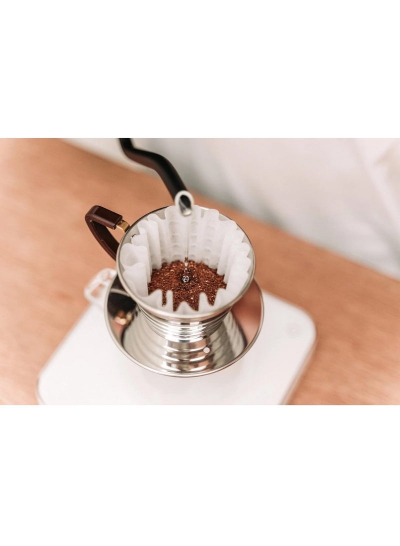 سايكفو فلتر قهوة ويف سيريز 155، أبيض، لشخص أو شخصين، 100 ورقة - Image 3