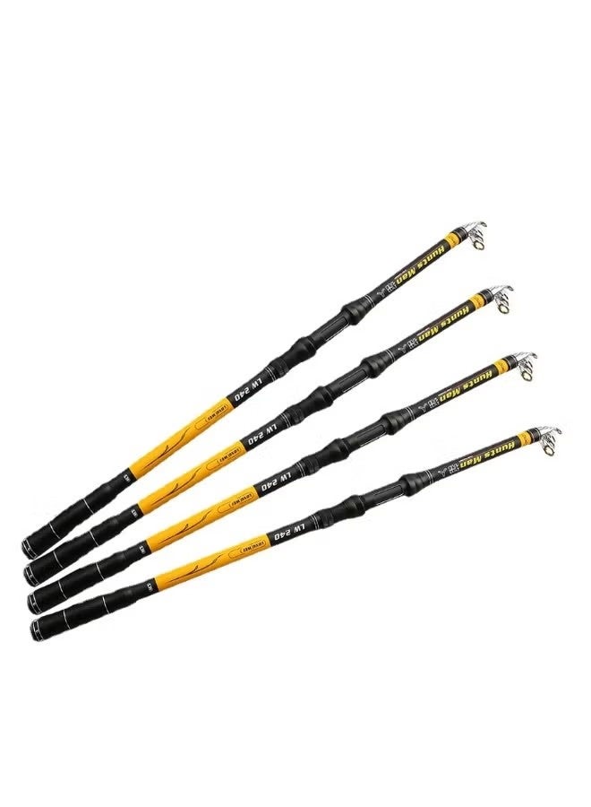 MIXDE Telescopic Fishing Rod Graphite Carbon Fiber Portable Spinning Telescopic Fishing Pole for Boat Saltwater and offshore angling 3.0m Long Cast Fishing Gear - Image 4