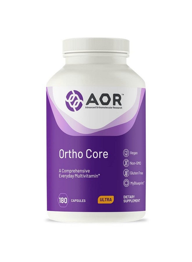 AOR, Ortho Core, Nutritional Support for Foundational Health and Energy, Multivitamin and Mineral Supplement, Vegan, 30 servings (180 capsules) - Image 1