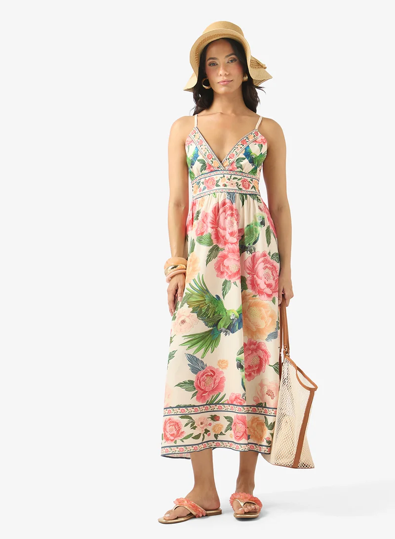 Soleira  Floral Print Dress for Women | Best Price UAE