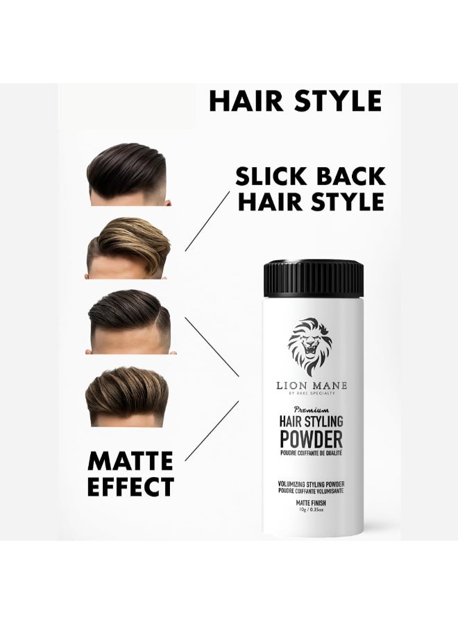 Rake Specialty Lion Mane Hair Styling Texturizing Hair Powder 1 Bottle - Image 4