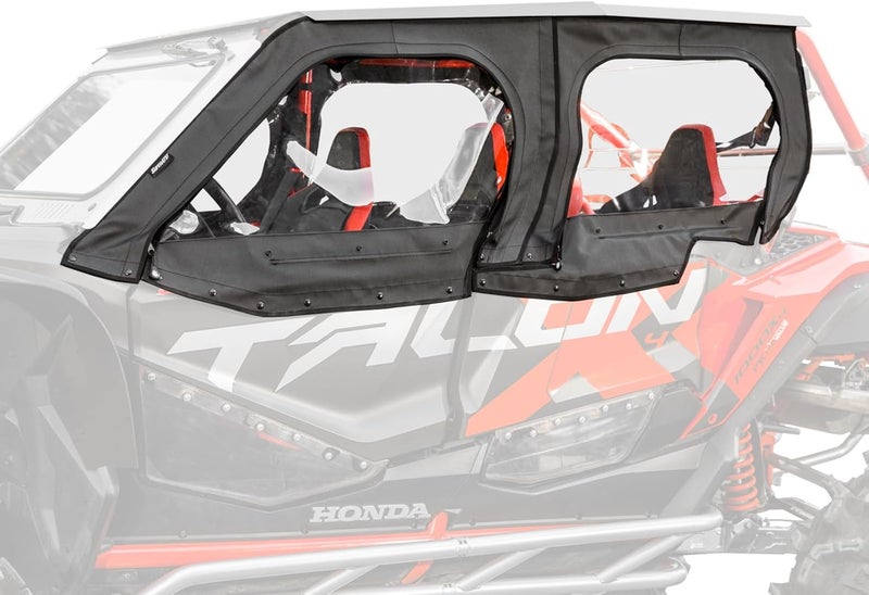 SuperATV Honda Talon 1000X-4 Primal Soft Cab Enclosure Upper Doors - Image 1