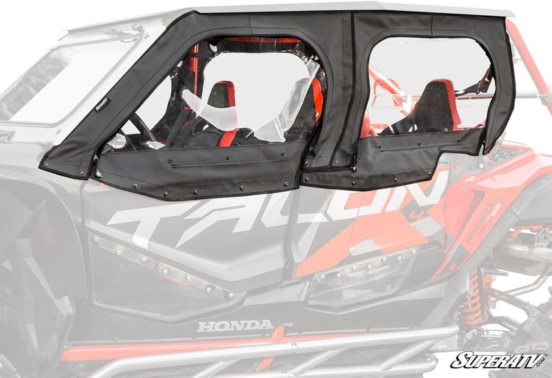 SuperATV Honda Talon 1000X-4 Primal Soft Cab Enclosure Upper Doors - Image 2