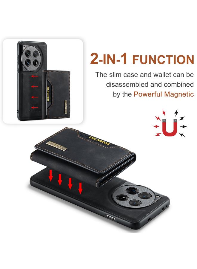 Dg Ming Case For OnePlus 12 M2 Series 3-Fold Multi Card Bag + Magnetic Phone Case - Image 3