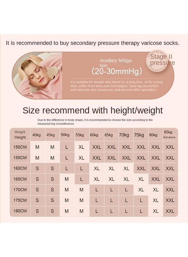 Bluejw Zhuo Chen Pantyhose Vein Anti-varicose Stretch Socks Women And Men Tight Shaping Compression Pressure Thrombosis Factory  - Image 5