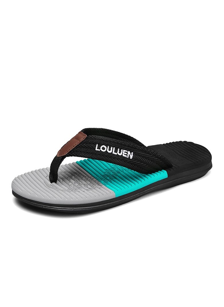 LOULUEN New Fashionable Herringbone Beach Slippers 
