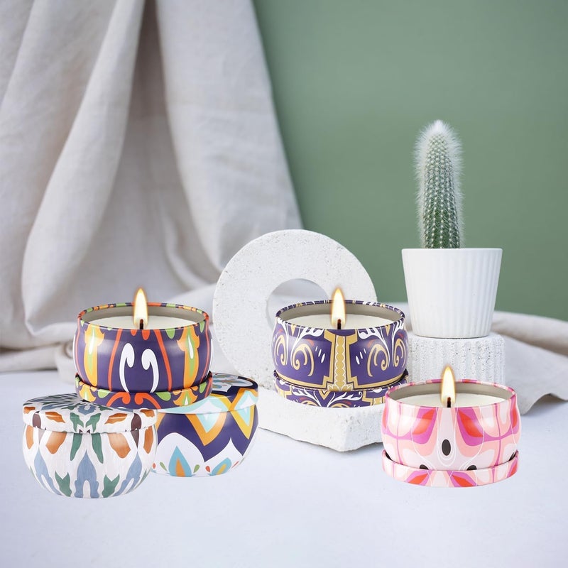 YOROXRG Scented Soy Wax Travel Tin Jar Candles - 2.5 OZ Gifts for Home, Mom - Christmas, Birthday, Thanksgiving, Mother's Day - 16 Pack - Image 4