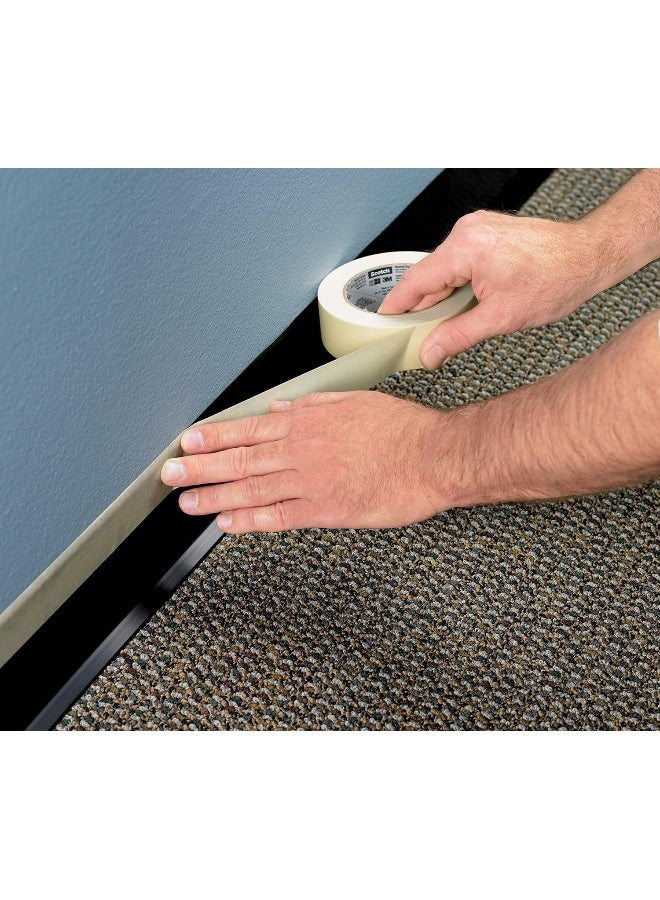 Scotch Basic Masking Tape 48mm x 50m, 1 roll/pack | Beige color | Masking and Protection | Medium to High adhesion | For walls, metal, wood and more | Easy to Remove with no residue - Image 5
