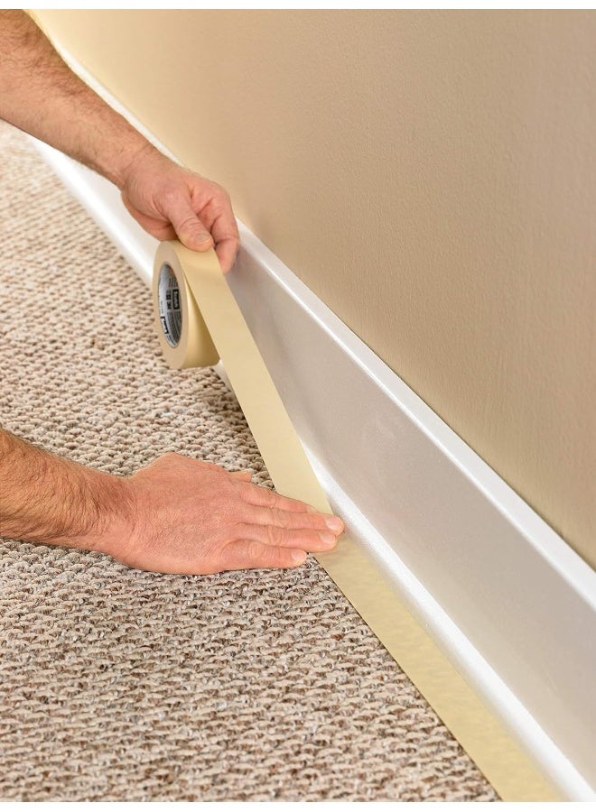 Scotch Basic Masking Tape 48mm x 50m, 1 roll/pack | Beige color | Masking and Protection | Medium to High adhesion | For walls, metal, wood and more | Easy to Remove with no residue - Image 4