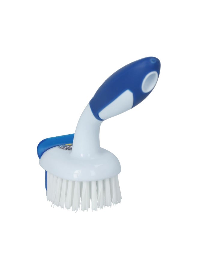 دون 235081 فرشاة مطبخ صغيرة بمقبض مريح أزرق وأبيض 7.09×3.94×2.36 بوصة - Image 3