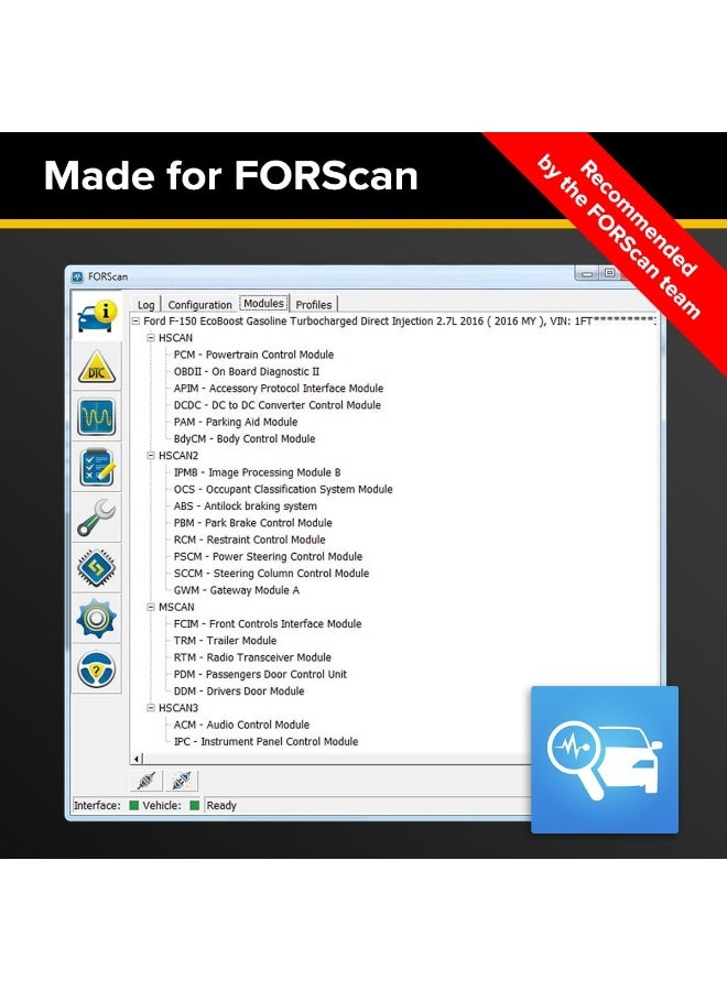 OBDLink OBDLINK EX FORScan OBD Adapter  - Image 2
