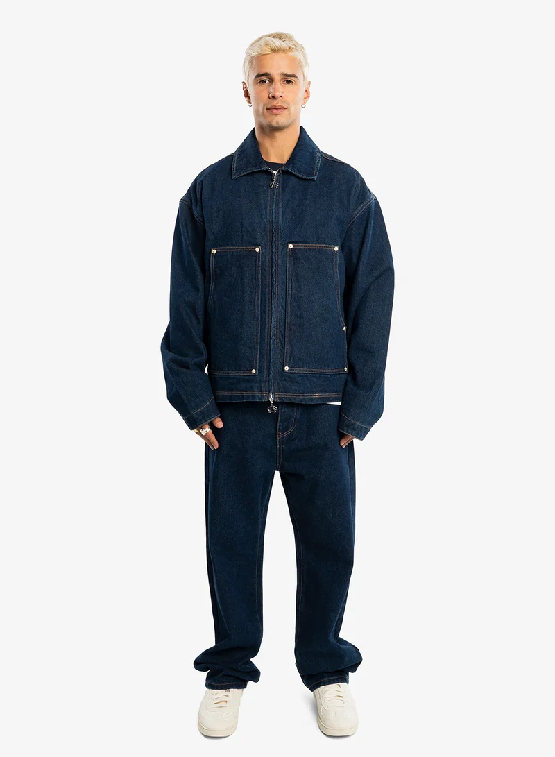 Another Cotton Lab  Another Indigo Jacket for Men | Best Price UAE