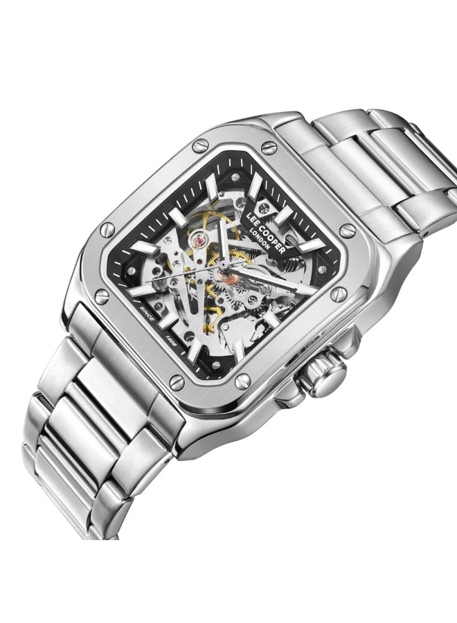 Lee Cooper Metal Automatic Watch LC08198.350 - 39X48 mm
