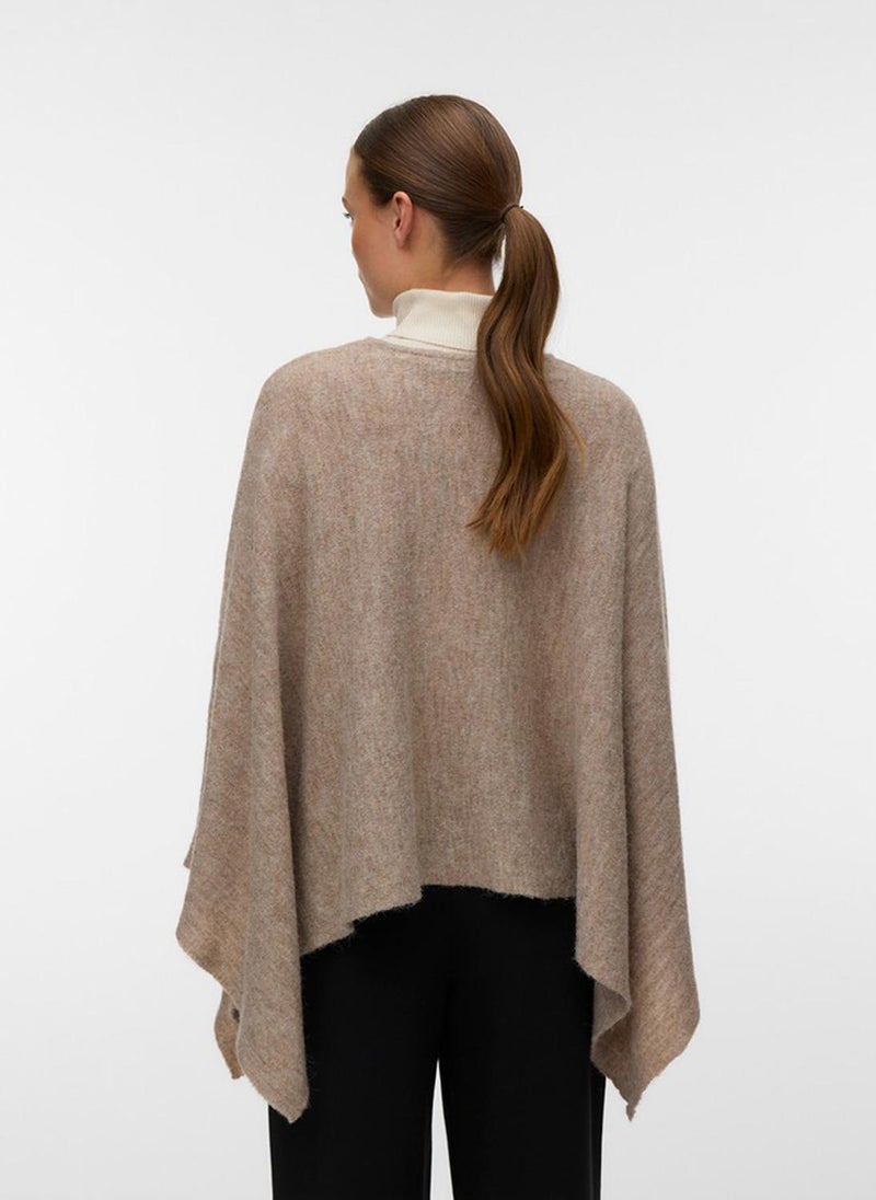 VERO MODA VMISLA Long Sleeve O-Neck Type Cape - Image 4