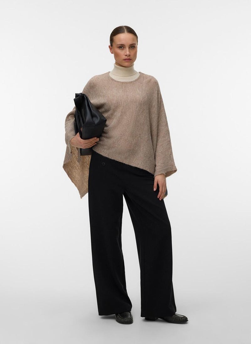 VERO MODA VMISLA Long Sleeve O-Neck Type Cape - Image 2